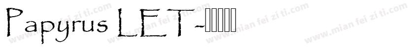 Papyrus LET字体转换